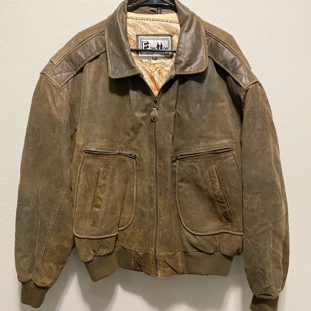 COPY - Leather bomber jacket